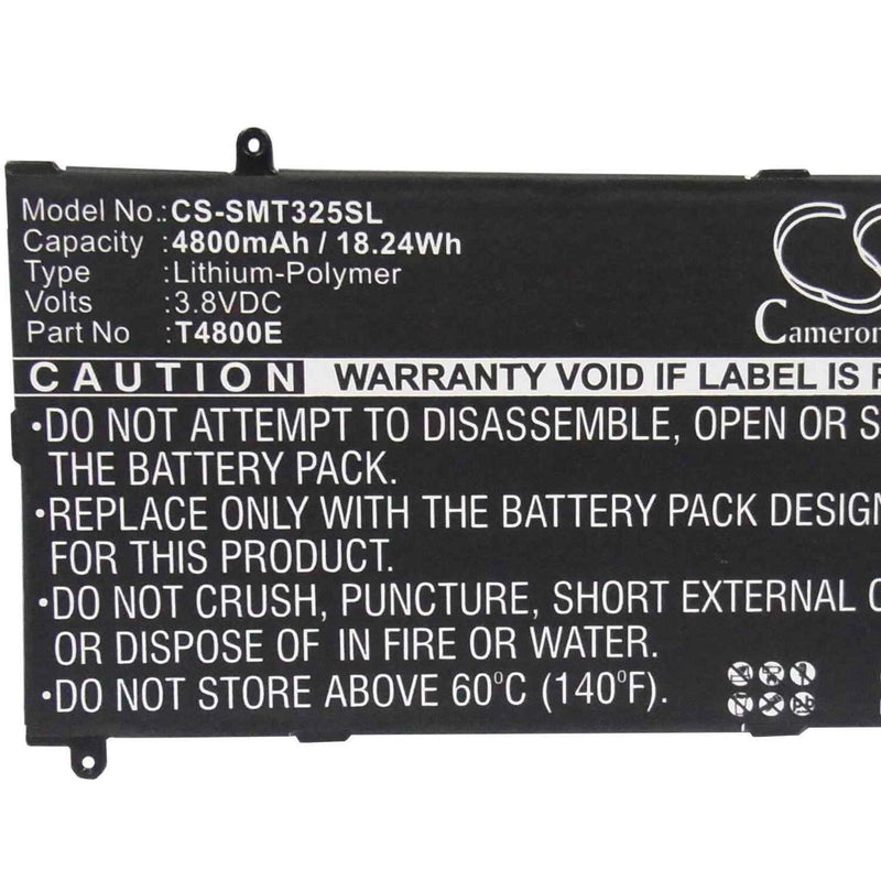 Samsung CS-SMT325SL - replacement battery for SAMSUNG  Fixed size