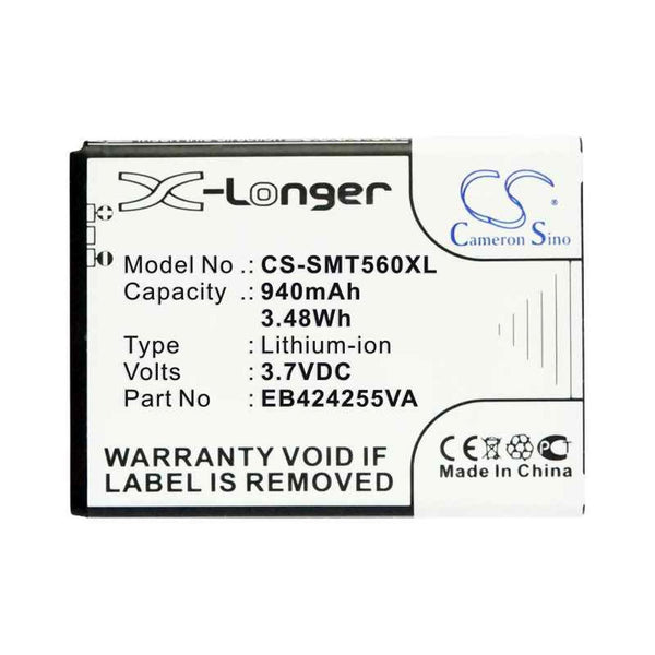 Samsung CS-SMT560XL - replacement battery for SAMSUNG  Fixed size