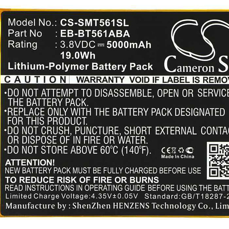 Samsung CS-SMT561SL - replacement battery for SAMSUNG  Fixed size