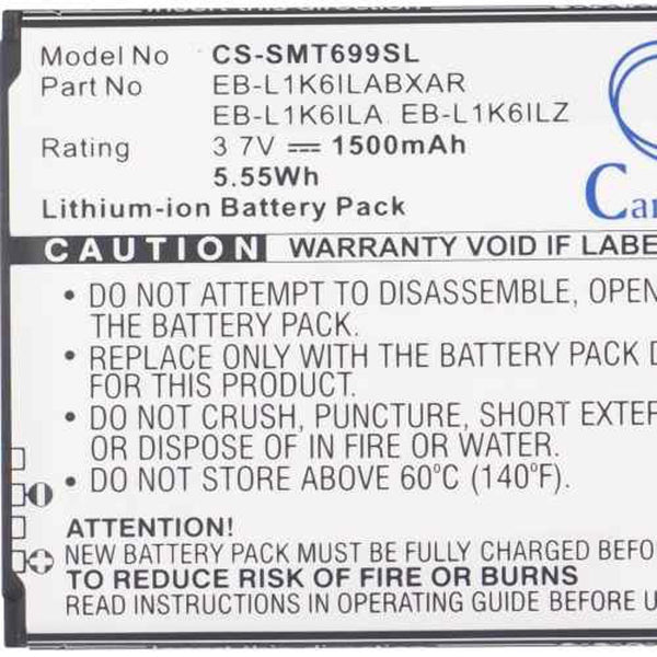 Samsung CS-SMT699SL - replacement battery for SAMSUNG  Fixed size