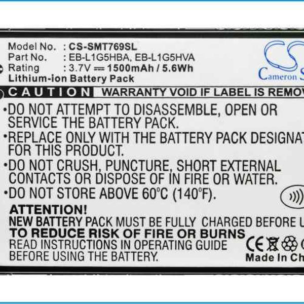 Samsung CS-SMT769SL - replacement battery for SAMSUNG  Fixed size