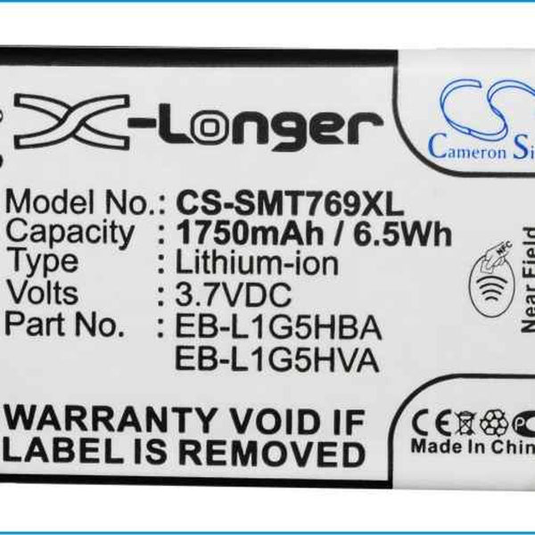Samsung CS-SMT769XL - replacement battery for SAMSUNG  Fixed size