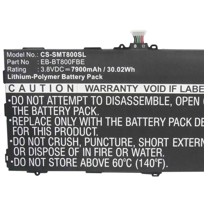 Samsung CS-SMT800SL - replacement battery for SAMSUNG  Fixed size