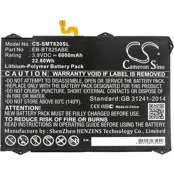 Samsung CS-SMT820SL - replacement battery for SAMSUNG  Fixed size