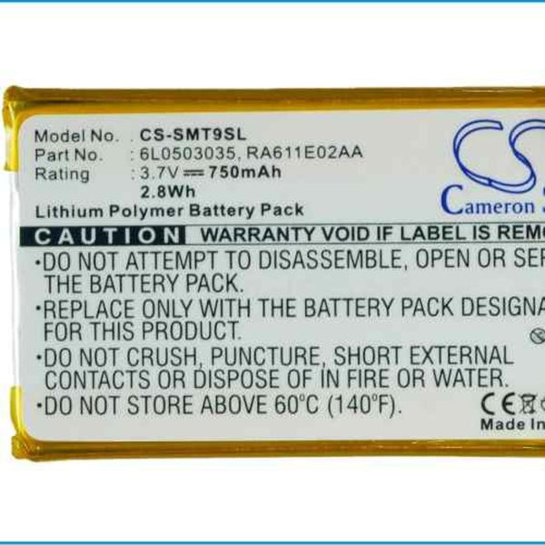 Samsung CS-SMT9SL - replacement battery for SAMSUNG  Fixed size