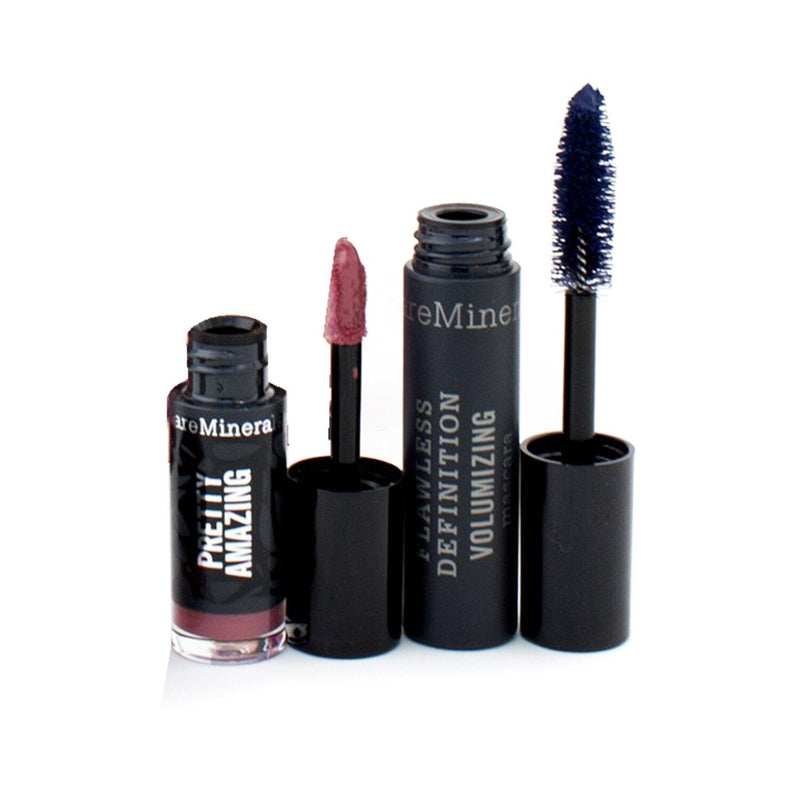 BareMinerals BareMinerals Face Fashion Collection - The Look Of Now Pretty Wild (Blush + 2x Eye Color + Mascara + Lipcolor) 