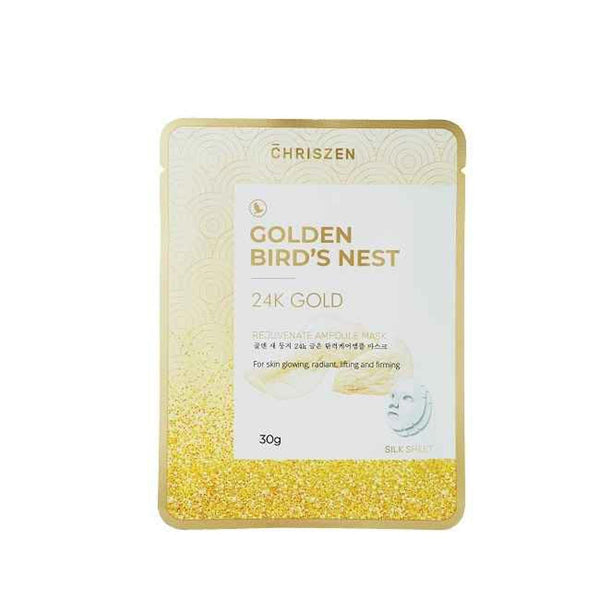 Chriszen Golden Bird's Nest & 24K Gold Rejuvenate Ampoule Mask 30g  30g