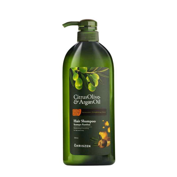 Chriszen Citrus Olive & Argan Oil Hair Shampoo 550ml  550g