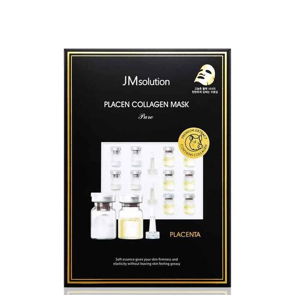 JM Solution Placen Collagen Mask Pure  10pcs