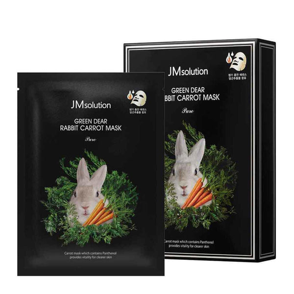 JM Solution Green Dear Rabbit Carrot Mask Pure  10pcs