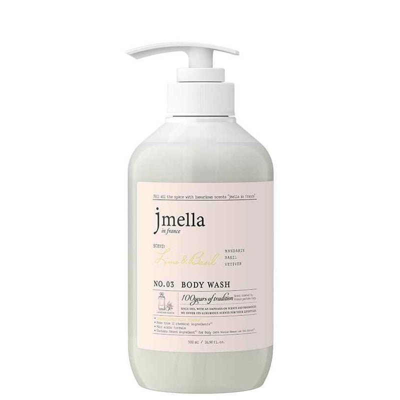 Jmella LIME & BASIL Body Wash  500ml