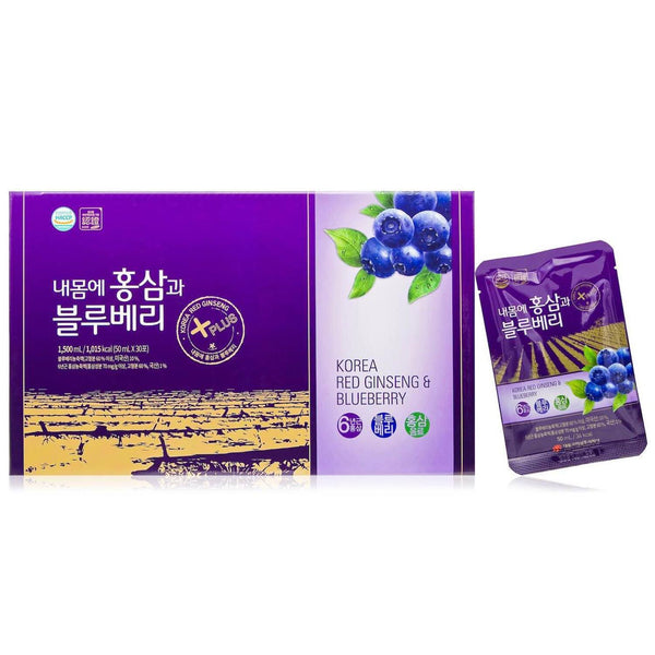 Bulrogeon Bulrogeon Korean Red Ginseng and Blueberry Drink Gift Set (30pcs)  Fixed Size