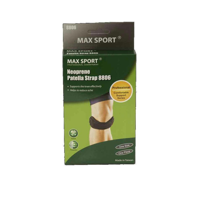 MAX SPORT Neoprene Patella Strap, One Piece, Size Free  Fixed Size