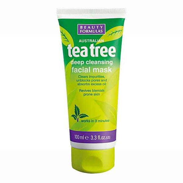 Beauty Formulas Tea Tree Deep Cleansing Facial Mask  100ml