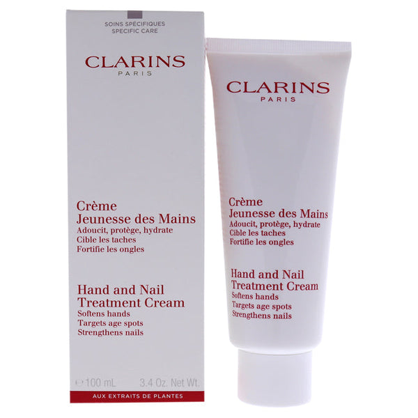 Clarins Hand and Nail Treatment Cream by Clarins for Unisex - 3.4 oz Cream