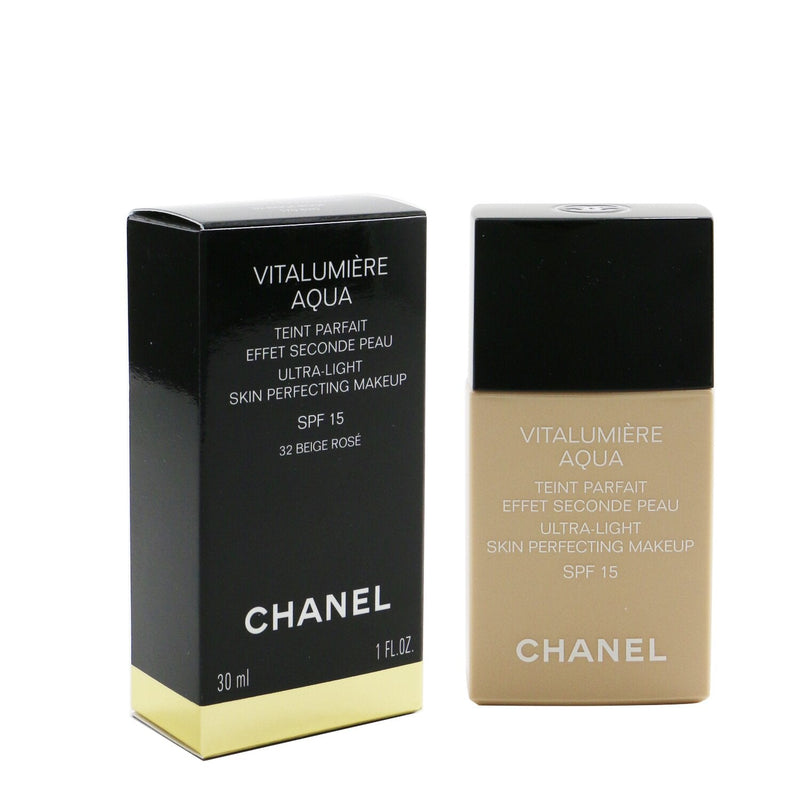 Chanel Vitalumiere Aqua Ultra Light Skin Perfecting Make Up SFP 15 - # 32 Beige Rose 