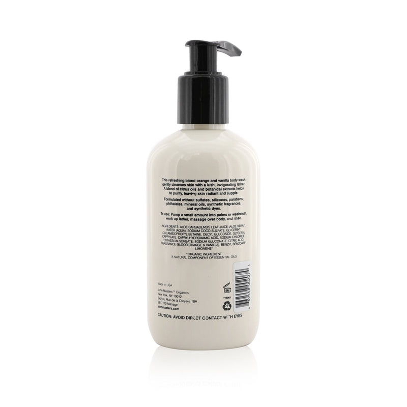 John Masters Organics Body Wash With Blood Orange & Vanilla 