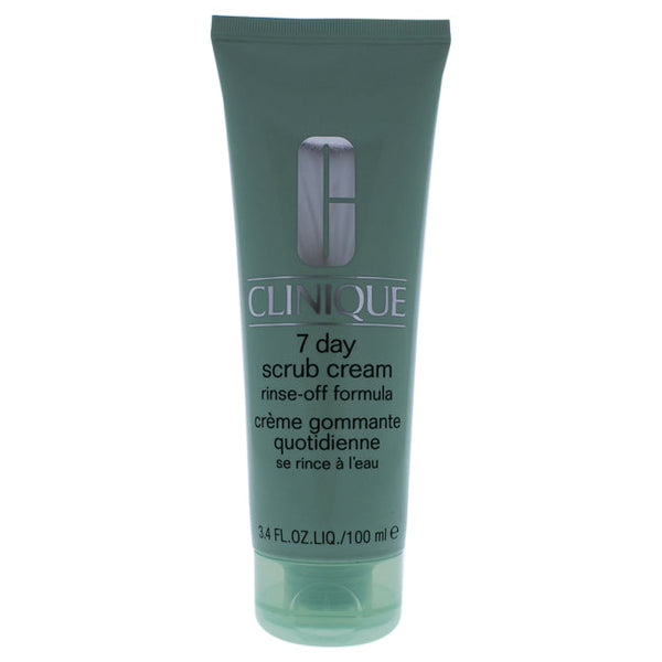 Clinique 7 Day Scrub Cream Rinse Off Formula by Clinique for Unisex - 3.4 oz Scrub