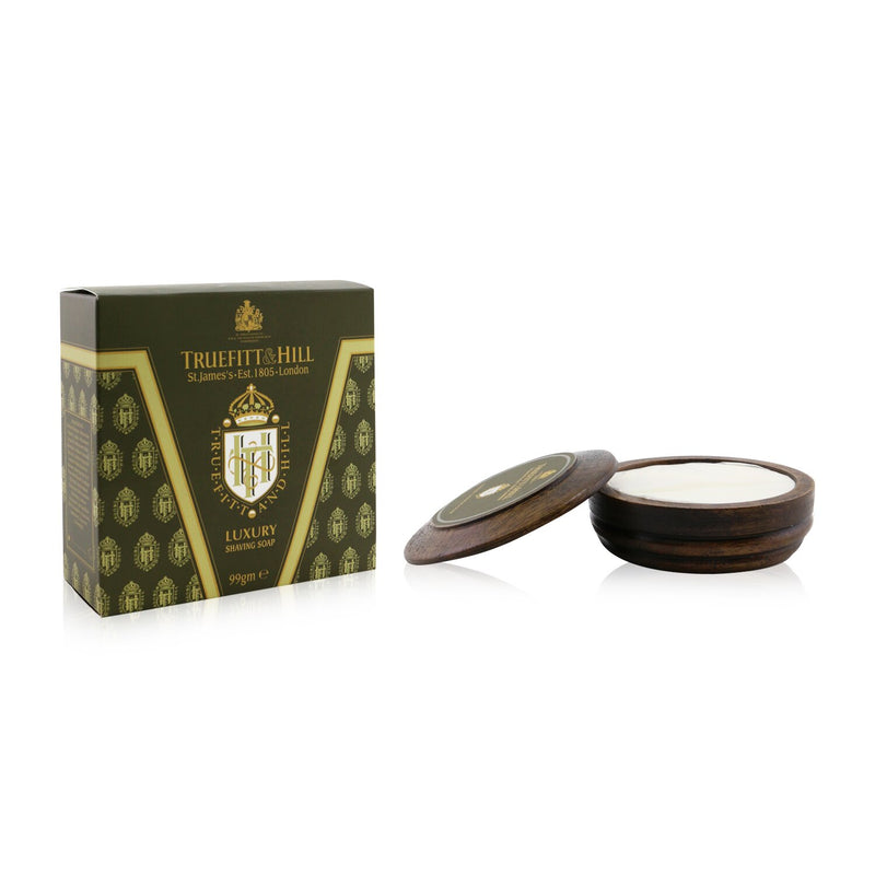 Truefitt & Hill Luxury Shaving Soap In Wooden Bowl  99g/3.3oz