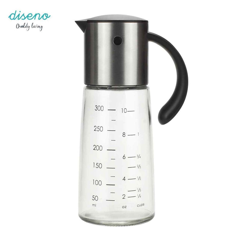 diseno Gravity Oil & Vinegar Dispenser 300ml - Stainless Steel  Fixed Size