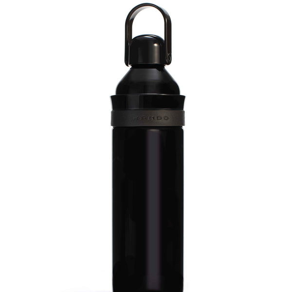 Kando Reusable Water Bottle 560ml / 19oz - Jet Black  Fixed Size