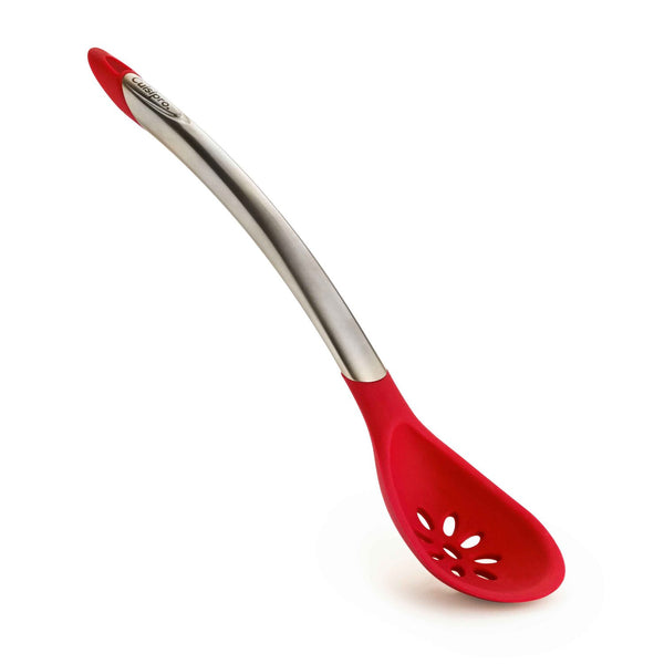 Cuisipro Silicone Stainless Steel Slotted Spoon  Fixed Size