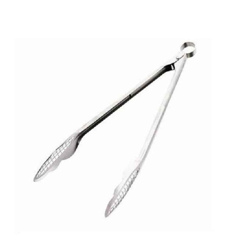 Cuisipro Stainless Steel Narrow Wire Tongs 12.5" (for Grill, BBQ, Deep Frying, Tempura)  Fixed Size