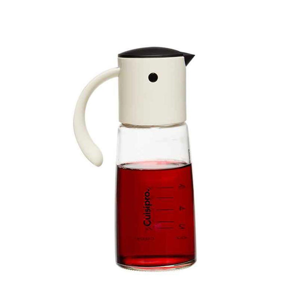 Cuisipro Non-Drip Oil & Vinegar Dispenser 300ml - White  Fixed Size