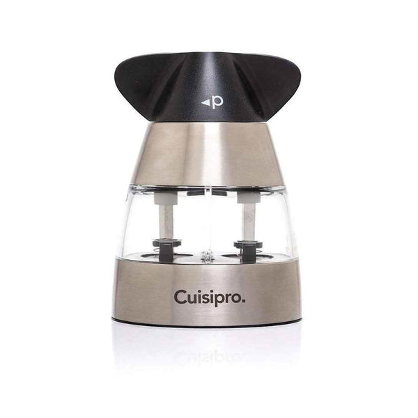 Cuisipro Stainless Steel Dual Salt & Pepper Mill  Fixed Size