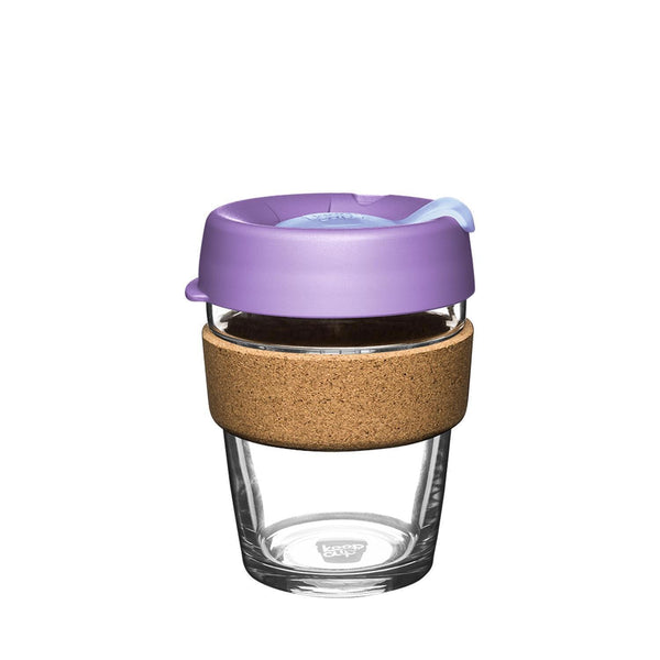 KeepCup Brew Cork Tempered Glass Cup M/12oz/340ml - Moonlight  Fixed Size