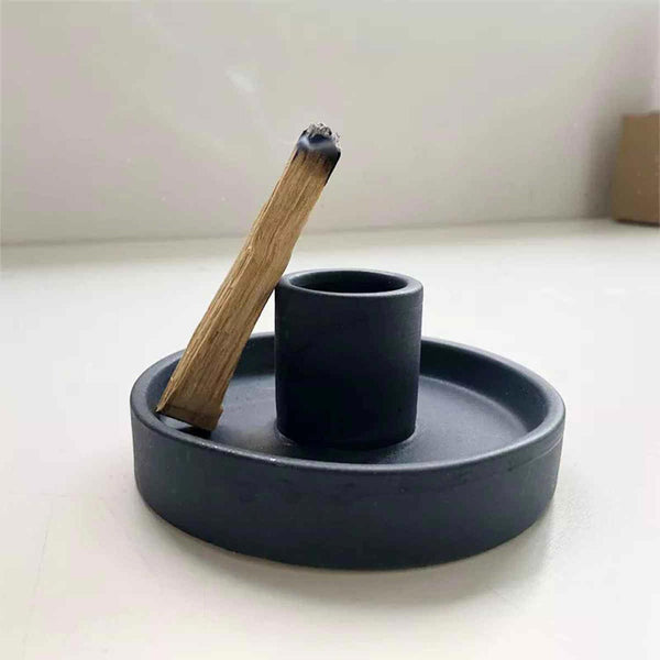 diseno Living Palo Santo Ceramic?Holder Stand - Navy  Fixed Size