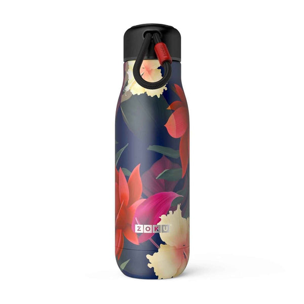 ZOKU Stainless Steel Vacuum Insulated Bottle 500ml - Paradise Flower  Fixed Size