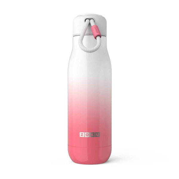 ZOKU Stainless Steel Vacuum Insulated Bottle 500ml - Blossom Pink  Fixed Size