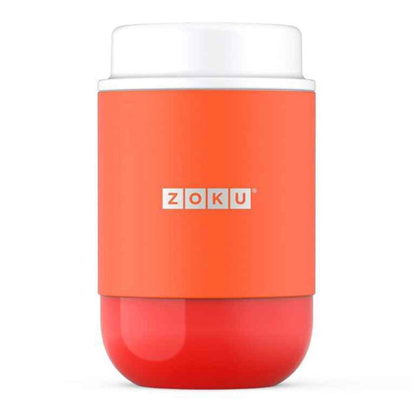 ZOKU Stainless Steel Neat Stack Food Jar 475ml - Papaya  Fixed Size