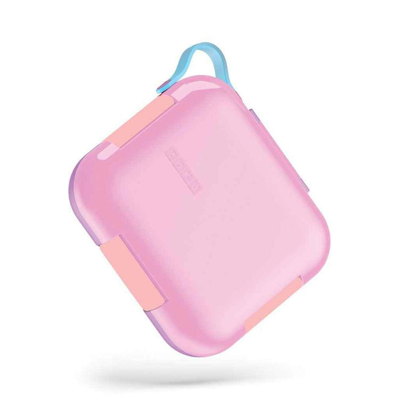 ZOKU Neat Bento Lunch Box Purple & Pink  Fixed Size