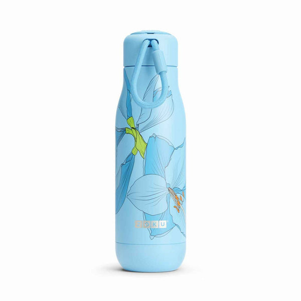 ZOKU Stainless Steel Vacuum Insulated Bottle 500ml - Sky Lily Floral  Fixed Size