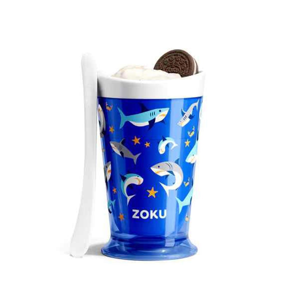 ZOKU Shark Slush/Shake Maker - Blue  Fixed Size