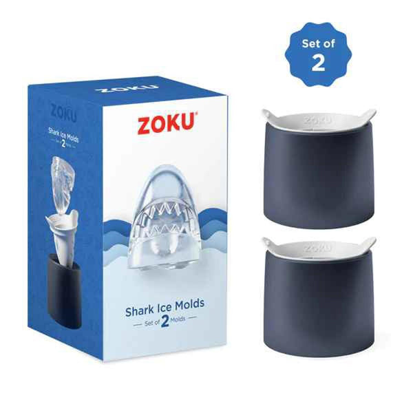 ZOKU Shark Ice Ball Molds (Set of 2)  Fixed Size