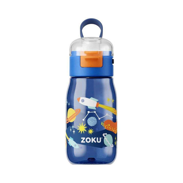 ZOKU Kids Flip Gulp Bottle 475ml - Blue Space  Fixed Size