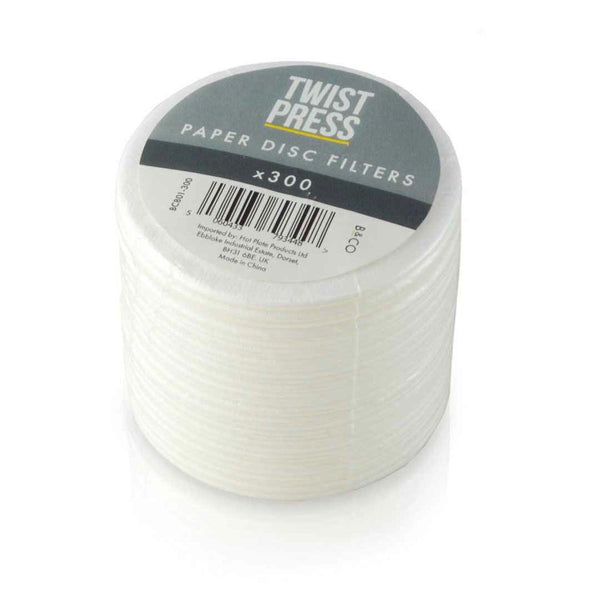 Barista & Co Twist Press Disc Paper Filter (Pack 300)  Fixed Size