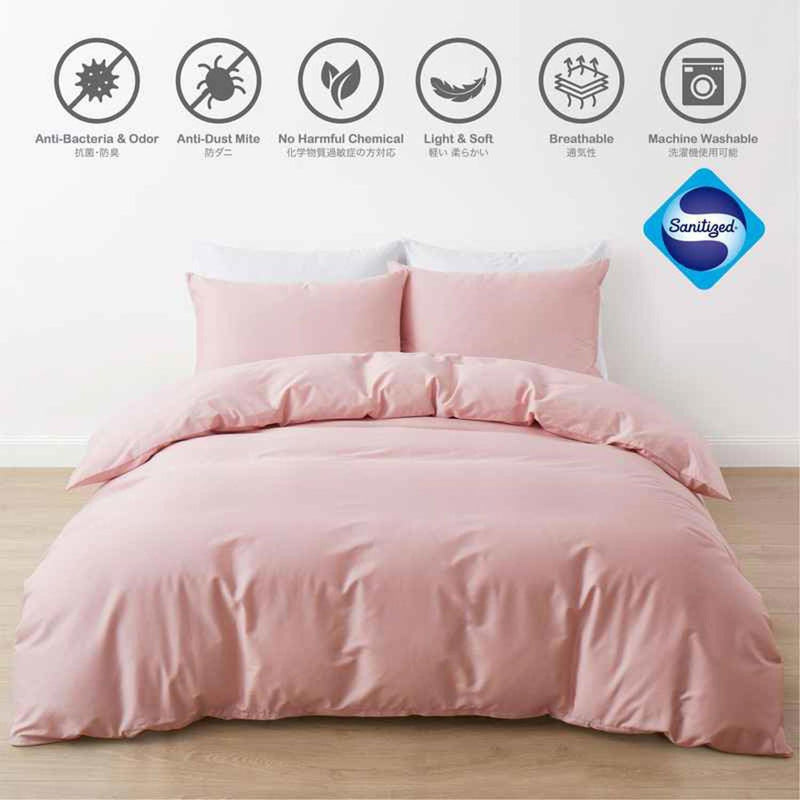 Momomi Anti-Allergy Anti-Dust Mite Bedding Set (Peach) Single  King