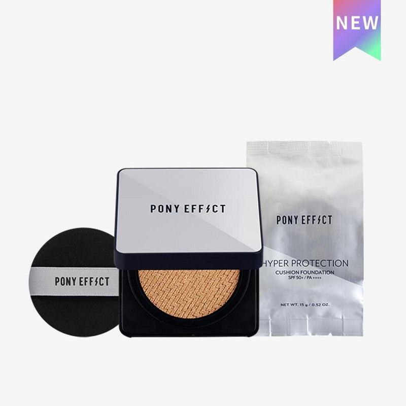 Pony Effect HYPER PROTECTION CUSHION FOUNDATION SPF50+/PA++++ (Refill 15g)  004 MEDIUM BEIG