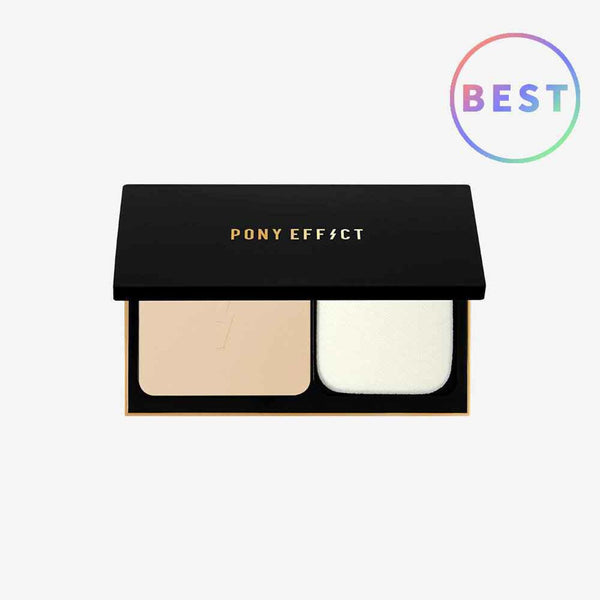 Pony Effect COVERSTAY SKIN COVER POWDER PACT?#setting power 1pc?10.5g  001 LIGHT BEIGE