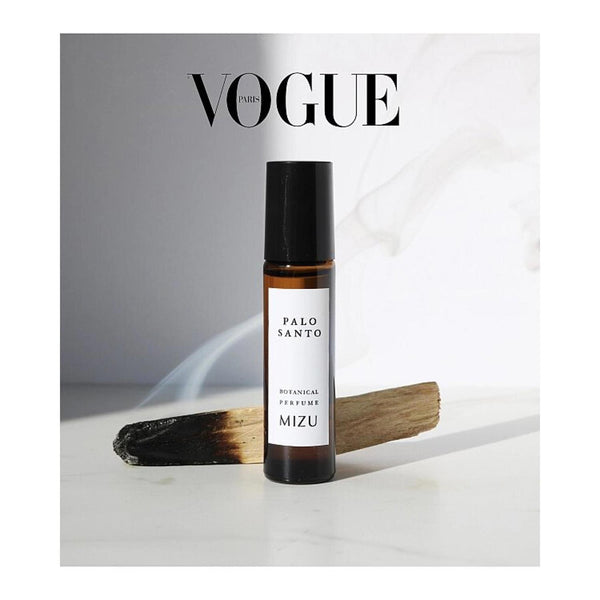 MIZU Palo Santo All Natural Perfume Oil?10ml #Vogue Paris/wood/?palo santo/vetiver/cinnamon leaf/sweet 1pc?10ml  Fixed Size
