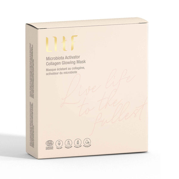 Live life to the fullest Organic Microbiota Activator Collagen Glowing Mask  x 3 pieces  Fixed Size