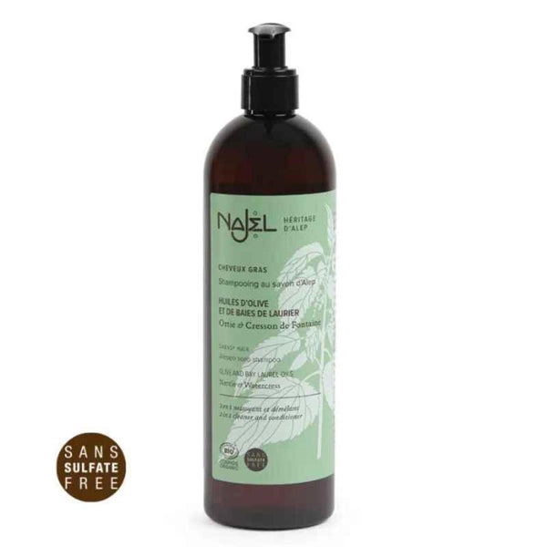 NAJEL NAJEL - 2 in 1 Aleppo Soap Shampoo for Greasy Hair  Fixed Size