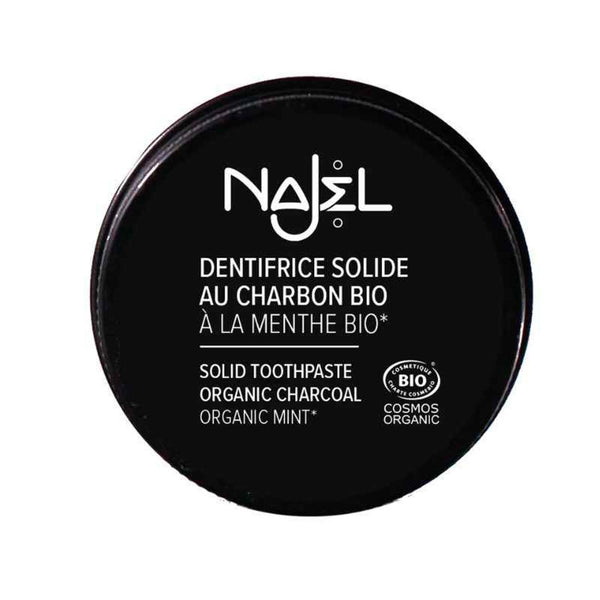 NAJEL NAJEL - Solid toothpaste with Organic Charcoal & Mint  Fixed Size