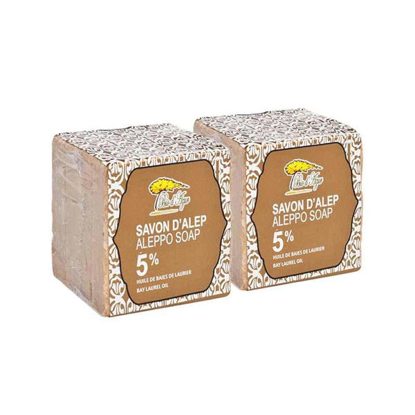 Bio d'Azur ?Combo Offer?Aleppo Handmade Soap- 5% Laurel Oil x 2pcs  Fixed Size