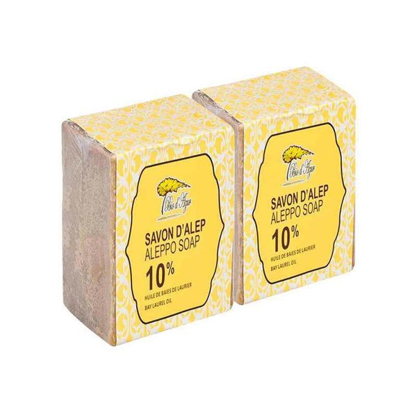Bio d'Azur ?Combo Offer?Aleppo Handmade Soap- 10% Laurel Oil x 2pcs  Fixed Size