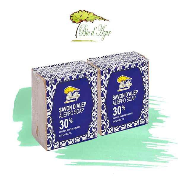 Bio d'Azur ?Combo Offer?Aleppo Handmade Soap 30% Laurel Oil x 2pcs  Fixed Size